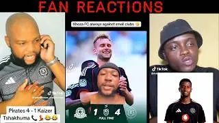 TTM vs Orlando Pirates nedbank cup round of 32 | fans and rivals reactions