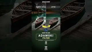 Photoshop tutorials | how to create adamski filter using #photoshop #filter #effects #tips #tricks