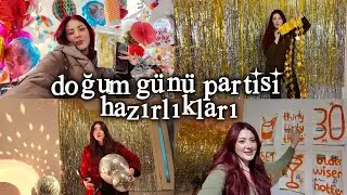 ilk kez parti düzenliyorum 🪩 hazırlıkları birlikte yapalım