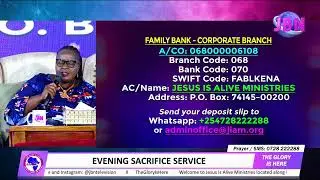 EVENING SACRIFICE SERVICE | Bishop Margaret Wanjiru 15.01.2026