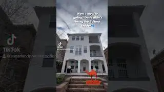 Forgetting 3 Story Ladder #fail #construction #roofing