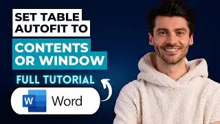 How to Set Table Autofit to Contents or Window in Word [2026 Guide]