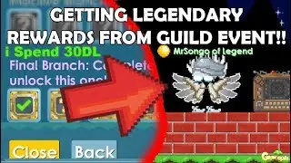 GETTING LEGENDARY REWARDS!! #2 RANK (I SPEND 30DLS) | GrowTopia