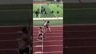 The officials accidentally misplaced a set of hurdles 😳😅 (via @kxngjess) #shorts