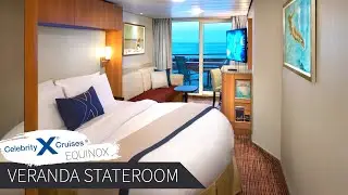 Celebrity Equinox | Veranda Stateroom Full Walkthrough Tour & Review 4K | 2021