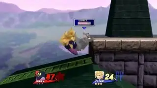 Kirby (Bro Job) vs. Cloud (Kitsune) Wall Jump Spike Super Smash Bros. for Wii U