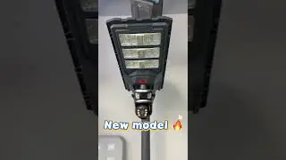 New Model Solar LED Street Light with Built-in Camera #solarlight #solarlighting #solarstreetlight