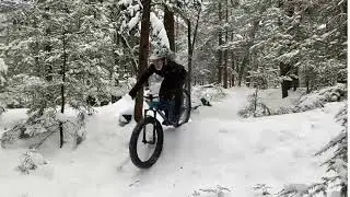 February fat biking in New Hampshire