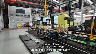 C-profile beam section forming machine metal C U-shaped profile channel production line
