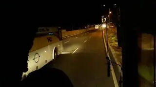 Srs travels Scania bus overtaking VRL volvo buses at high speed..