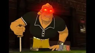 Poker Night 2 Brock's scream but its earrape