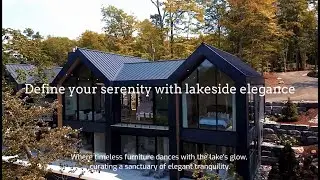 153.Quiet and elegant lakefront mansion furniture Fully enjoy a natural lifestyle.