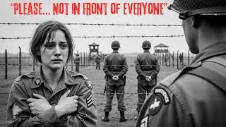 &ldquo;Please&hellip; Not in Front of Everyone!&rdquo; &mdash; German POW Woman&rsquo;s Plea Until US Soldiers Turned Away