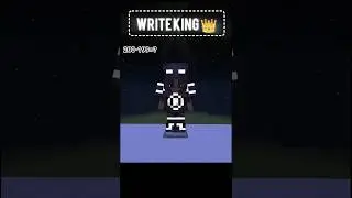 Write King 👑 armor in Minecraft