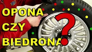 Kolorowe kropki na oponie - o co tu chodzi?