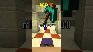 never prank a noob at different ages in minecraft 😱 #shorts