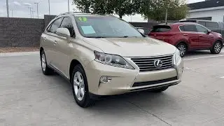 2013 Lexus RX 350 Gilbert, Chandler, Mesa, Queen Creek, San Tan, AZ K10455