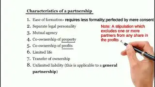 Partnership Formation - Theories