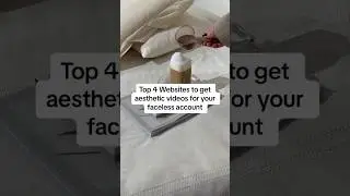 Websites to get aesthetic videos for your faceless account🌸✨#facelesscontent #tutorial #aesthetic