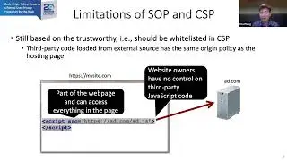 Temporal   Code Origin Policy Towards a Formal User Privacy Protection for the Web   Phu H  Phung