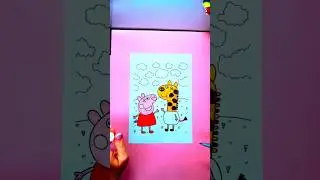 Coloring PEPPA and GERALD [4K HDR HLG]