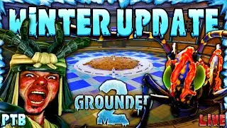 ❄️ *GROUNDED 2* [LIVE] Winter Update PTB! Activating the Growing Pod 😮&zwj;💨 | (Garden Boss)