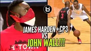 James Harden+CP3 VS John Wall!  JH-Town Weekend Charity Game!