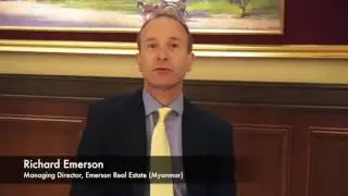Richard Emerson on the Myanmar real estate market in 2016