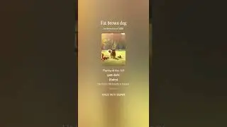 Fat brown dog