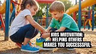 kids Cartoon Motivation: Helping Others Makes YOU Happy and a Superstar