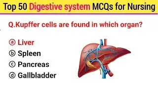 Digestive system mcqs for bsc nursing | Digestion mcqs for PGIMER | NCLEX nursing mcq | AIIMS MCQS