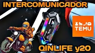 UNBOXING,INTERCOMUNICADOR QINLIGE y20 , MOTO , EXCELENTE ,👌👌👌, temu