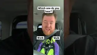 Which do you hear? Walk vs Work - Learn British Pronunciation
