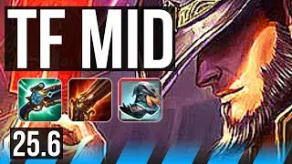 TWISTED FATE vs YASUO (MID) | KR Master | 25.6