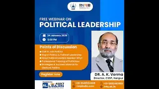 CSSP-RNTU Political Leadership Webinar