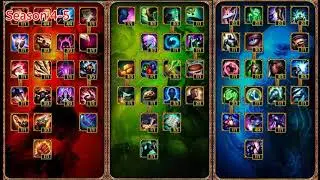 LoL Masteries History ss1 - ss9 (2009 - 2019)