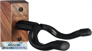 Guitar Wall Mount Black Walnut Wood Guitar Hanger U-Shaped Guitar Wall Hanger Review