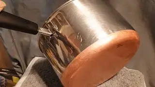 how to clean and restore revere ware cookware #revereware #diy #happy