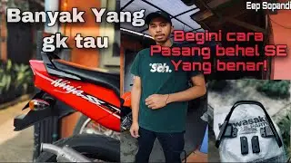 TEKNIK YANG BENAR || TUTORIAL PASANG BEHEL NINJA SE KE NINJA R M SS