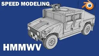 Blender Speed Modeling - HMMWV