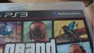 Unboxing GTA V PS3 Bundle: GTA 5 Playstation 3 Bundle