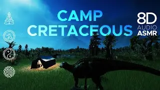 Relaxing with Dinosaurs, Light Rain at Camp Cretaceous 🦕✨