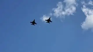 140th Wing CO ANG F-16s Over Volk Field During Northern Lightning (8/19/2021)