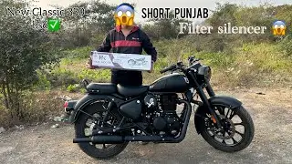 Stealth Black Classic 350 Filter Short Punjab Silencer Sound 😱