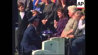 Funeral for first US military victim of war on terrorism