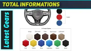 MEWANT Kia Stinger Steering Cover: Ultimate Customization & Premium Feel