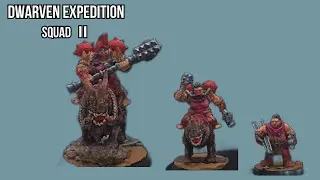 ⚒️ Dwarven Expedition – Squad 2 | From Print to Turntable (NMM Red & Steel)