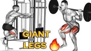 Stop Skipping Leg Day ❌ Build Massive Legs in 15 Minutes 💥 Squat, RDL & Glute Killer Workout