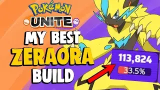 ZERAORA IS TOO STRONG! You CAN'T be taken down! | Pokemon Unite Zeraora Build & Gameplay