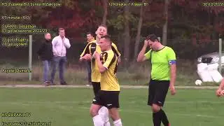 KS Żupawa 8-1 Junior II Zakrz&oacute;w (6-0 Surma Sebastian) 30.10.2022 / Klasa 
